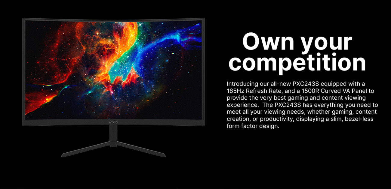 Pixio PXC243S Gaming Monitor